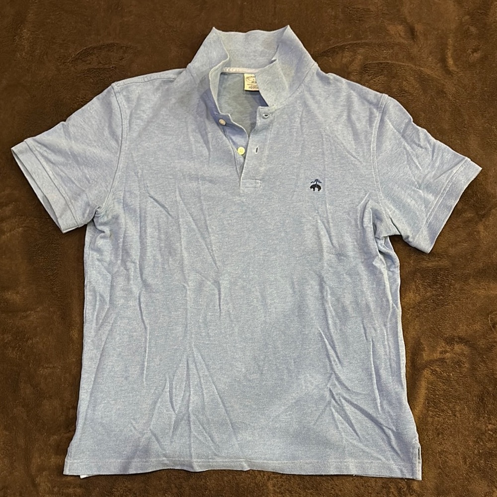 Brooks Brothers Blue Polo Shirt Classic Style